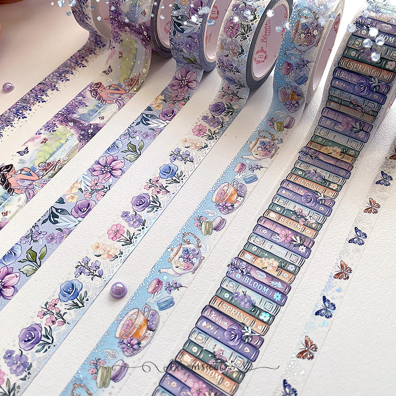 Afternoon Tea Washi Tape Collection Silver Holo Foil
