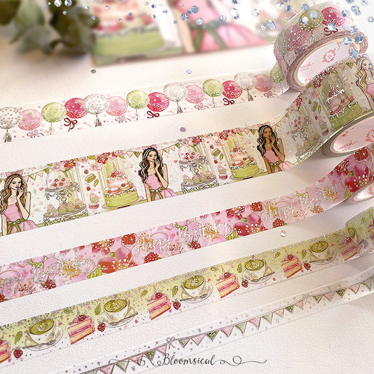 Springtime Party - Washi Tape Collection Confetti Holo Foil