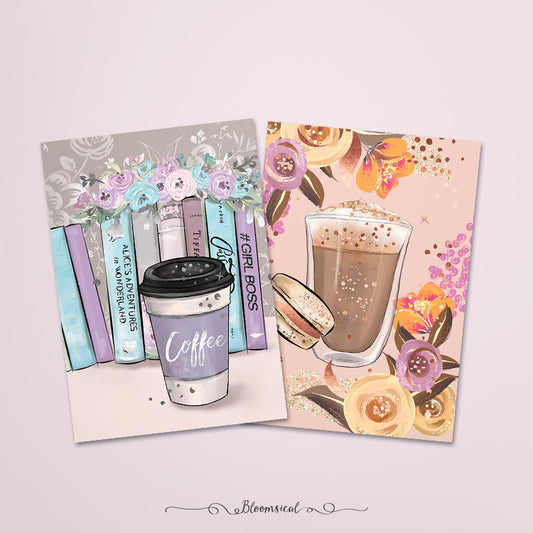 Coffee Lover Journaling Card - not foiled