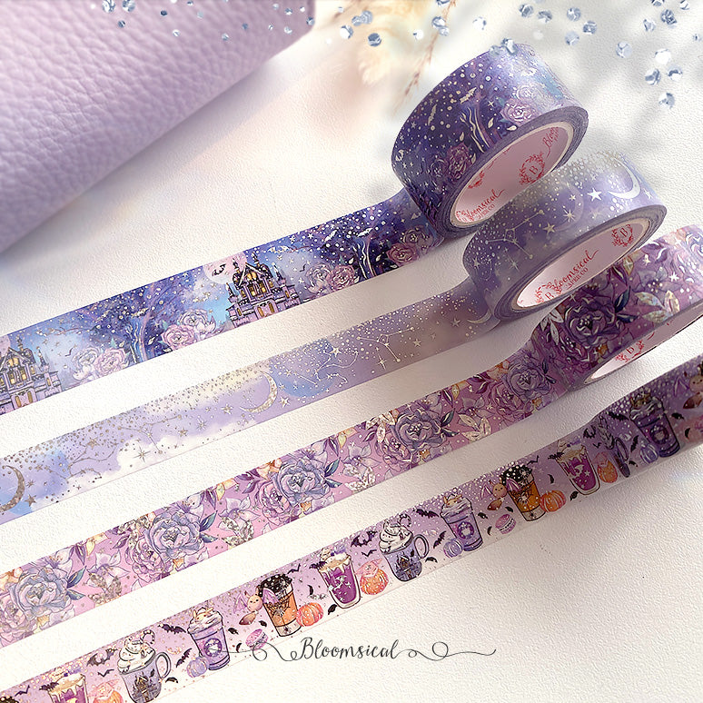 Dreamy Night Washi Tape Collection Confetti Holo Foil | PRESALE