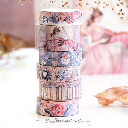 Duchess Library Washi Tape Collection Bronze Foil