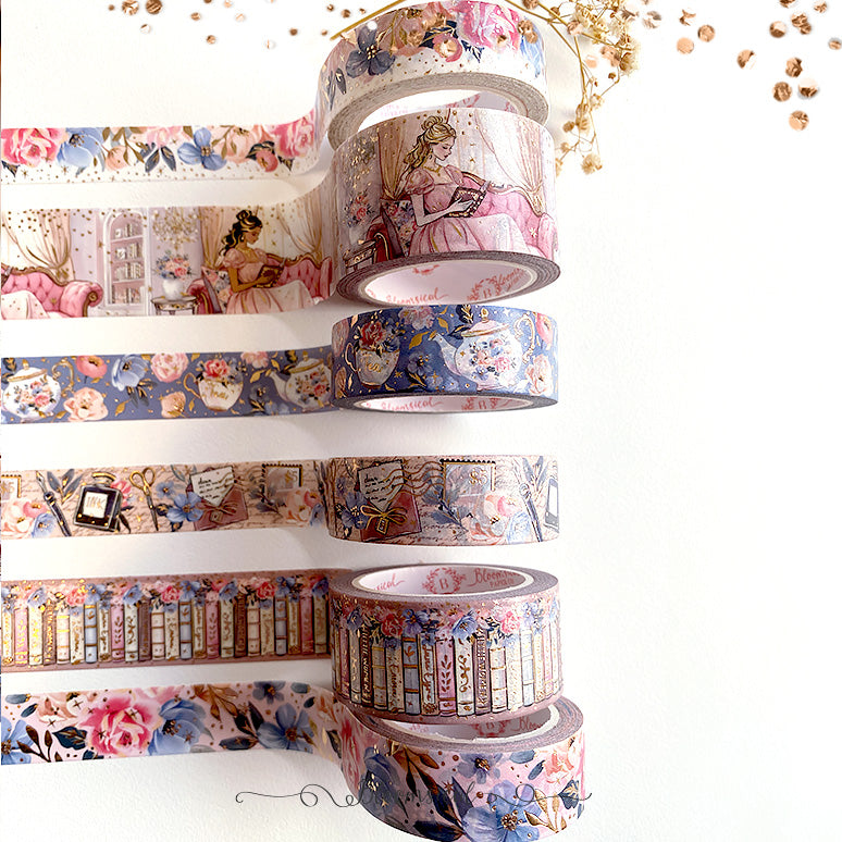 Duchess Library Washi Tape Collection Bronze Foil - Restock