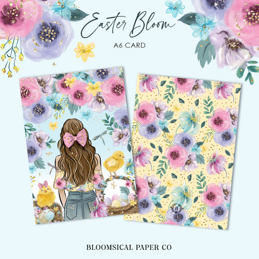 Easter Bloom - A6 Journaling Card