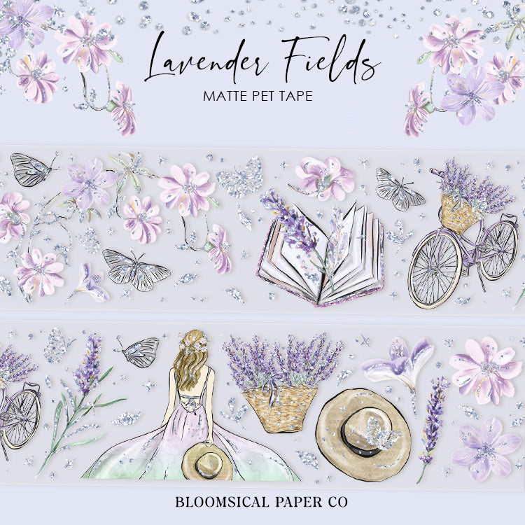 Lavender Fields PET Tape Collection Confetti Holo Foil