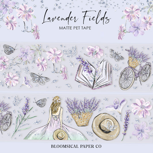 Lavender Fields PET Tape Collection Confetti Holo Foil