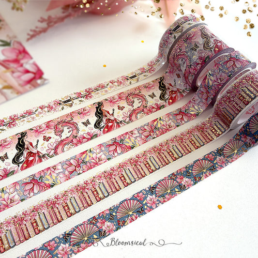 Mulan Washi Tape Collection Gold Foil