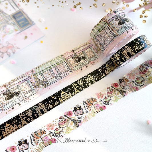 J'adore Paris - Washi Tape Collection Gold Foil