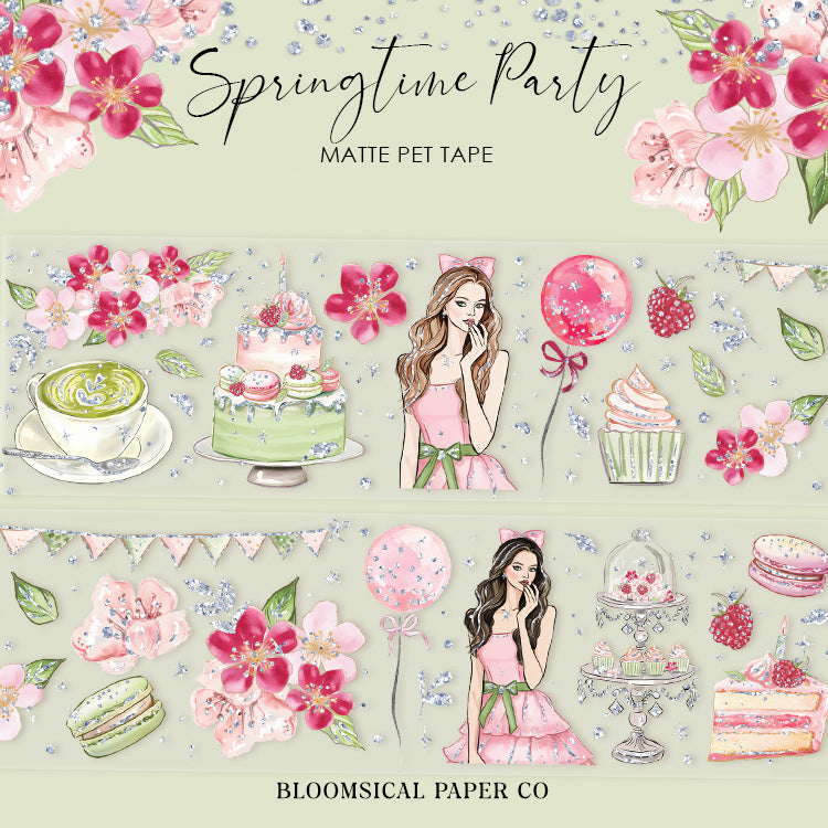 Springtime Party PET Tape Collection Confetti Holo Foil