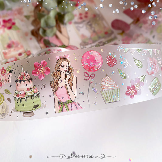 Springtime Party PET Tape Collection Confetti Holo Foil