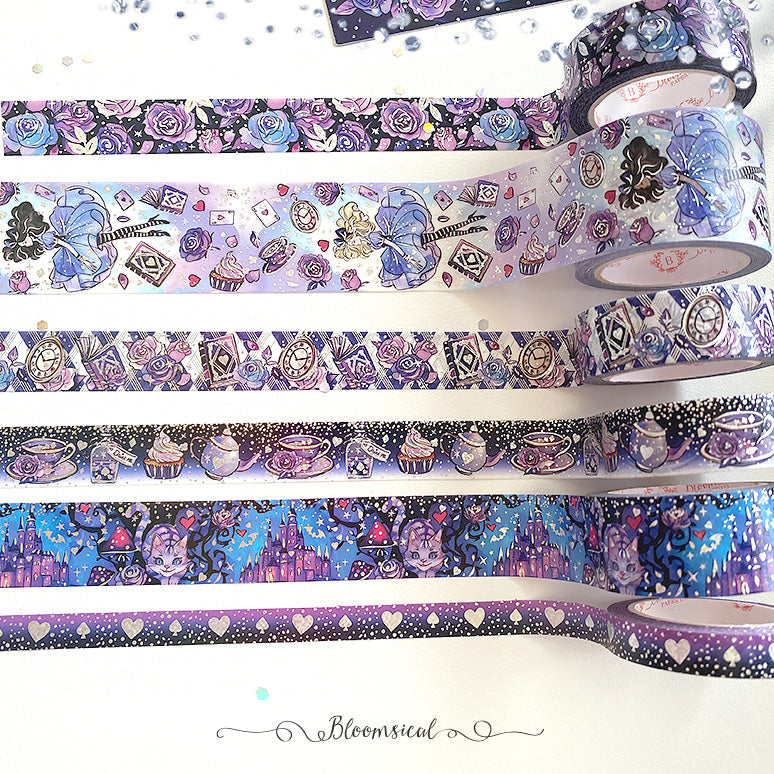 Twilight Wonderland Washi Tape Collection Confetti Holo Foil
