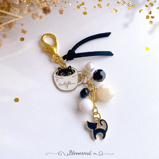 Cat Cafe Handcrafted Dangle Planner Charm Accessories