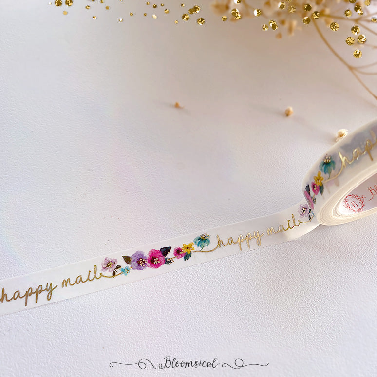 Happy Mail Easter Bloom Collection Light Gold Foil - NEW