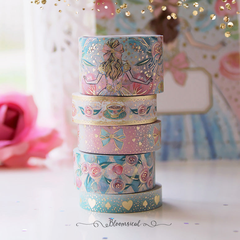 Alice Washi Tape Collection Gold Foil