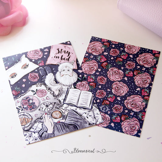 Breakfast In Bed Journaling Card