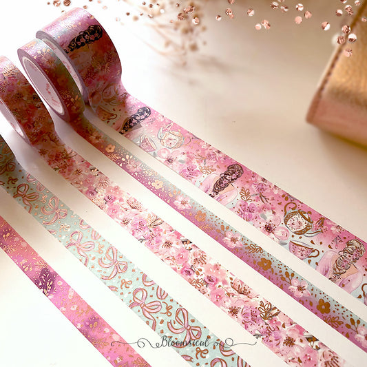 Cherry Blossom V2 Washi Tape Collection Rose Gold Foil