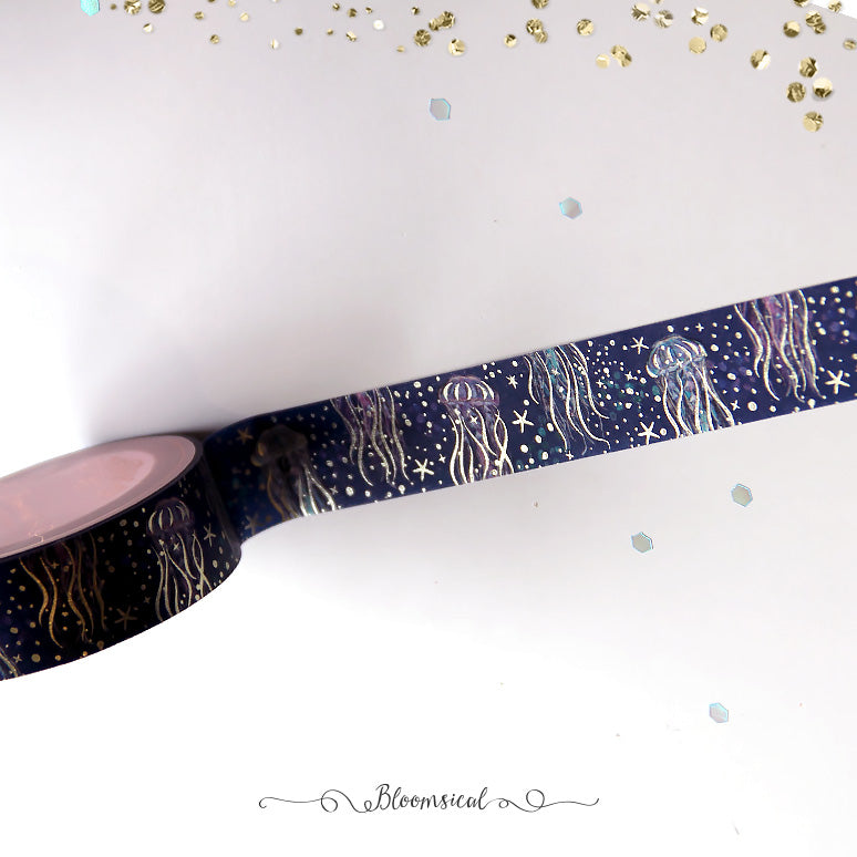 Jellyfish Light Gold Foil - Mermaid Lagoon Collection