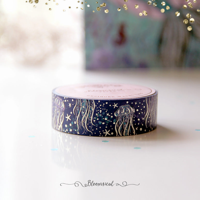 Jellyfish Light Gold Foil - Mermaid Lagoon Collection