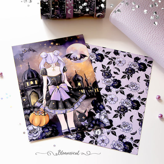 Moonlight Journaling Card