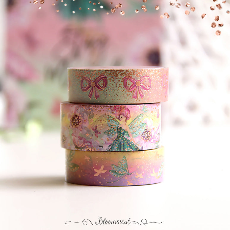 Rainbow Gold Foil Washi Tape - Original Design – The Primrose Corner