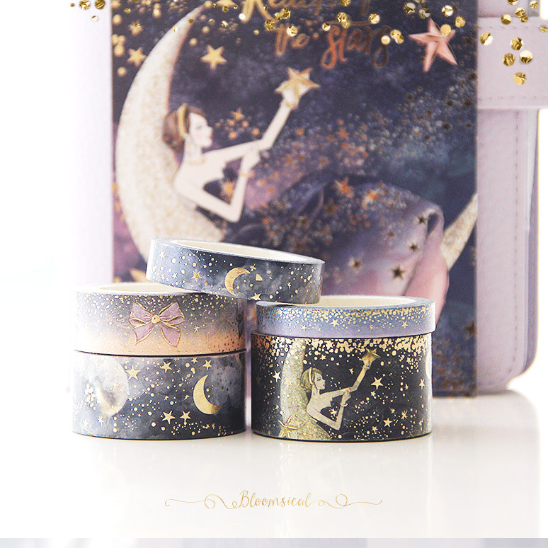 Reach for the Stars Washi Tape Collection Gold Foil
