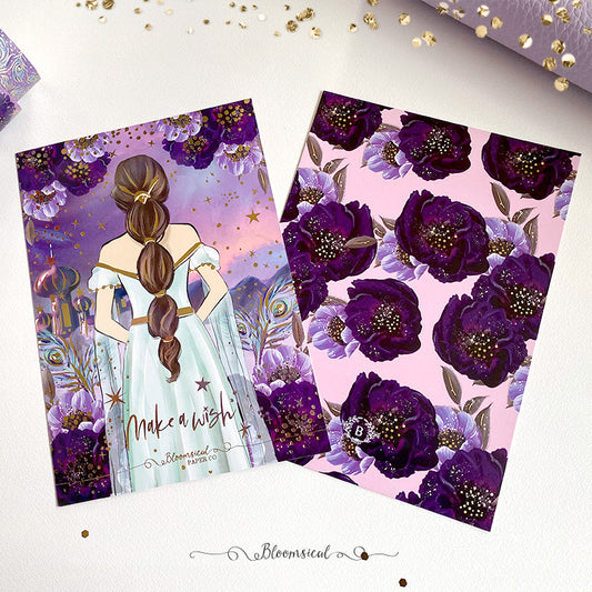 Wishes Journaling Card | Gold Foil