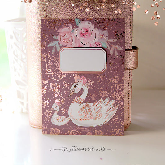 Woodland Dusk Journaling Card Rose Gold Foil