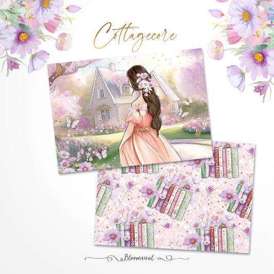 Cottagecore Journaling Card - not foiled