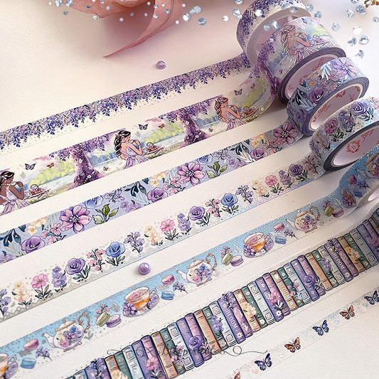 Afternoon Tea Washi Tape Collection Silver Holo Foil