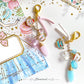 Alice Tea Party Handcrafted Dangle Planner Charm Accessories - Teal