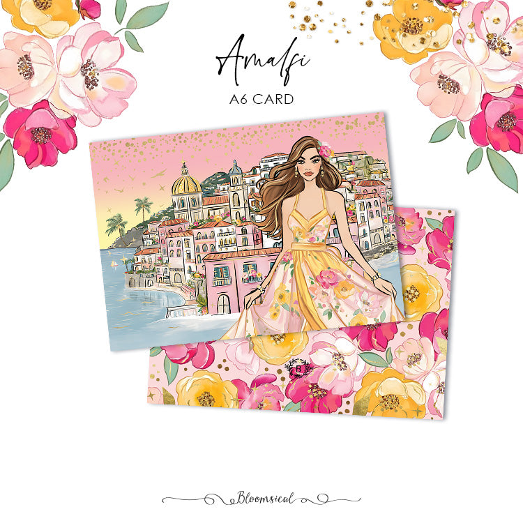 Amalfi - A6 Journaling Card