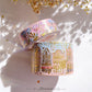 Amsterdam Washi Tape Duo - Confetti Gold Holo Foil