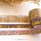Amsterdam - Washi Tape Collection Confetti Gold Holo Foil