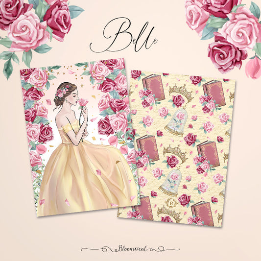 Belle Journaling Card - not foiled
