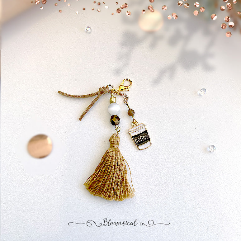 Coffee Lover Handcrafted Dangle Planner Charm Accessories