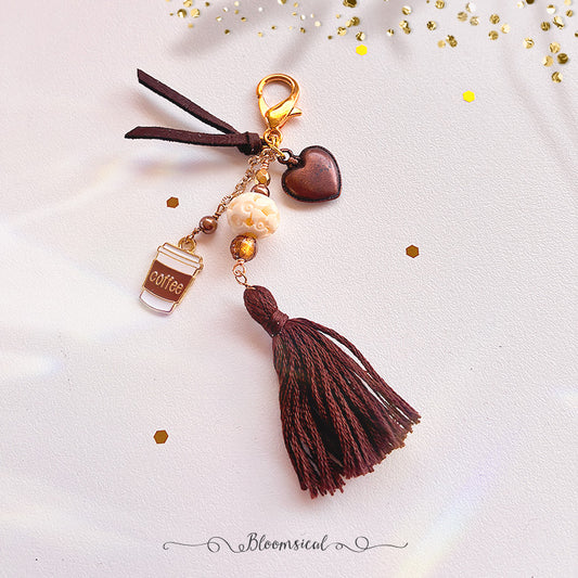 Coffee Lover Handcrafted Dangle Planner Charm Accessories