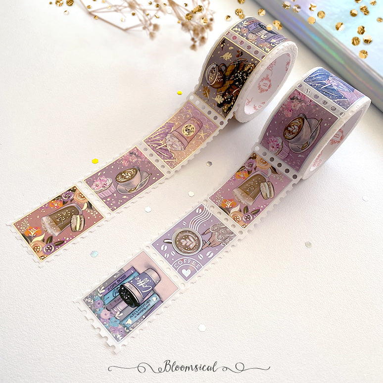 Coffee Lover Stamp Washi Tape