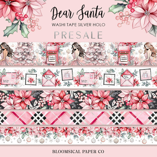 Dear Santa Washi Tape Collection Restock PRESALE