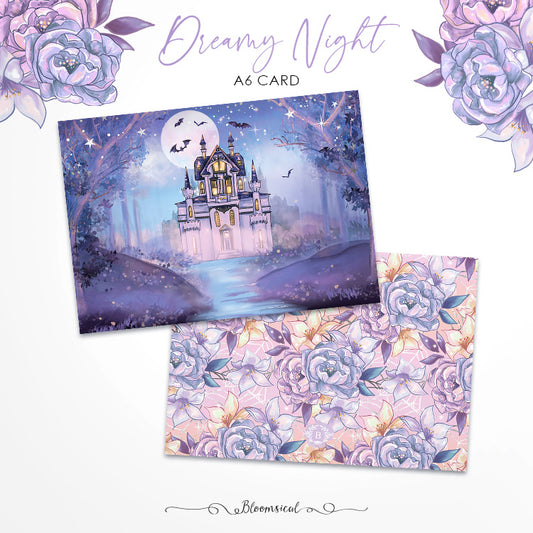 Dreamy Night Journaling Card - not foiled