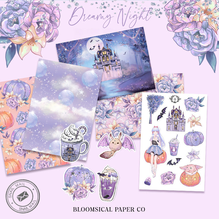 Dreamy Night Snail Mail Bundle + Bonus Washi Sample