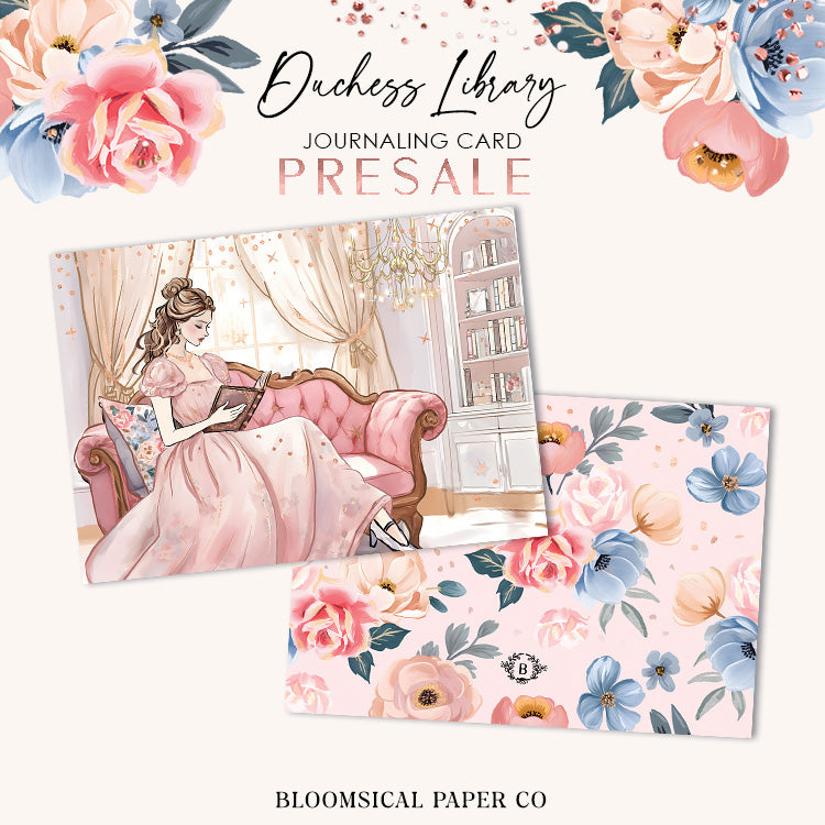 Duchess Library Journaling Card PRESALE