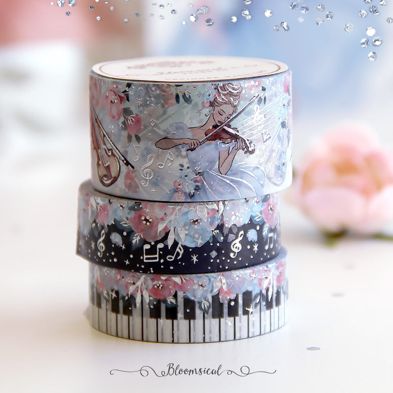 Enchanted Melody Washi Tape Collection Confetti Holo Foil