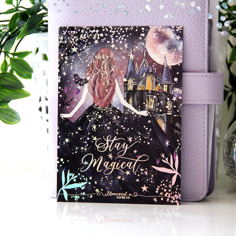 Enchanted Night Snail Mail Bundle + Bonus Washi Sample