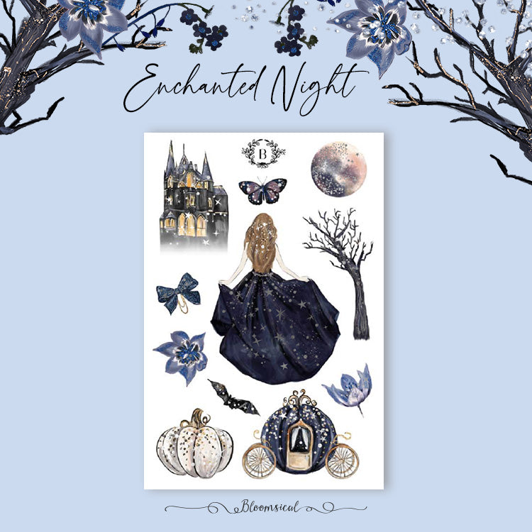 Enchanted Night Snail Mail Bundle + Bonus Washi Sample