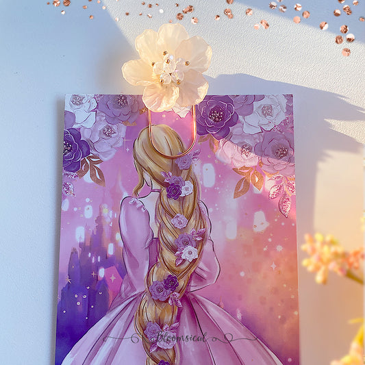 Rapunzel Journaling Card