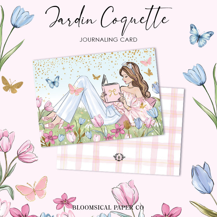 Jardin Coquette - A6 Journaling Card