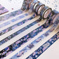 Midnight Reader Washi Tape Collection Confetti Holo Foil
