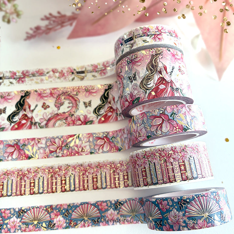Mulan Washi Tape Collection Gold Foil