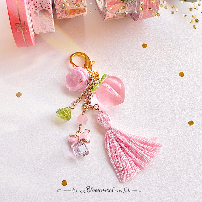 Peach Kissed Handcrafted Dangle