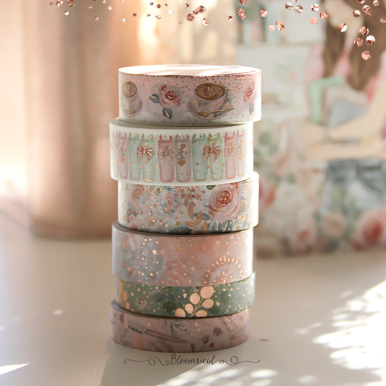 Planner Life Washi Tape Collection Rose Gold Foil Restock