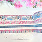 Santorini Washi Tape Collection Silver Holo Foil